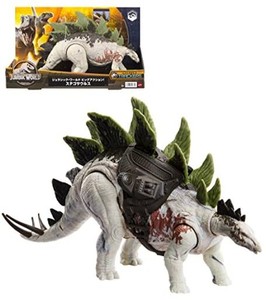 マテル ジュラシックワールド(JURASSIC WORLD) ビッグアクション！ステゴサウルス 【全長：約35CM】【4才~】 HLP24