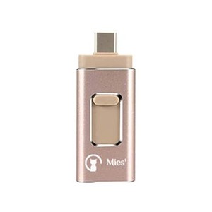 MIES’ 4IN1 IOS OTG USBメモリ USB3.0 フラッシュ ドライブ アイフォン IPHONE メモリ ANDROID PC 人気 USB 両面挿し スマホ USB メモリ