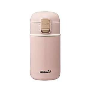 MOSH! ラッテ マグボトル ワンタッチ 360ML ロック機能付き 真空断熱 保冷 保温 ストロベリー ドウシシャ