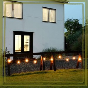 [ガーデンマスター] ガーデントワイライト ライトアップ ガーデンライト 間接照明 防犯 玄関照明 庭園灯 防水 LED パーティーライト GT-L