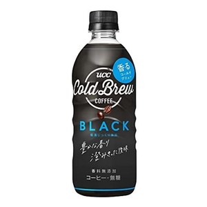 【送料無料】ブラック無糖UCC COLD BREW BLACK ペットボトル 500ML×24本