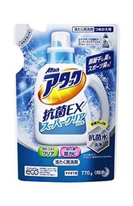 アタック 抗菌EXスーパークリアジェル 洗濯洗剤 液体 詰め替え 770G