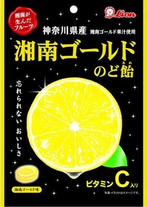 ライオン菓子 湘南ゴールドのど飴 72G ×6個