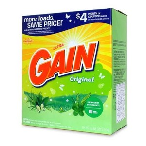 【GAIN】ゲイン洗濯洗剤（オリジナル）粉末 80回分（2.57KG 91OZ）