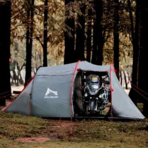 WOLF WALKER 3-5 人 ワンタッチ テントパークテント キャンプ 二重防水日焼け止めシェルター屋外家族のハイキング アウトドア キャンプ