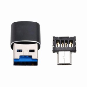 NFHK USB 3.0 - Micro SD SDXC TFカードリーダー Micro USB 5ピン OTGアダプター付き タブレット/携帯電話用
