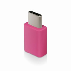 エレコム USB変換 アダプター [ マイクロUSB(メス) - USB Type C(オス) ] ブラック MPA-MBFCMADNBK (ピンク)