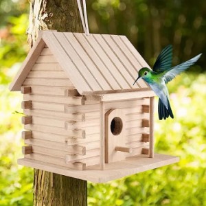巣箱 野鳥 屋外 完成品 鳥の巣 繁殖ボックス 天然木材 セキセイインコ巣 鳥小屋 小鳥