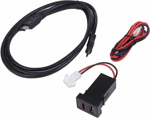 トヨタ用 Aタイプ HDMI USB ポート スイッチ ホール( カラー 消音 プロジェクター HID ハロゲ)