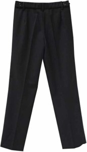 男の子フォーマルズボン 子供スーツ スラックス キッズ ジュニア パンツ( ブラック,  160)