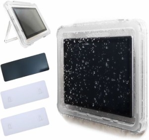 タブレット 防水ケース お風呂 iPad 壁掛け 11インチまで 説明書 化粧箱付き マグネット 粘着シール