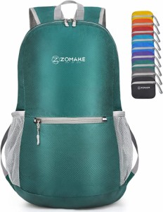 アウトドアバック 折りたたみリュック 防水 20L バックパック デイパック 登山用( グリーン)