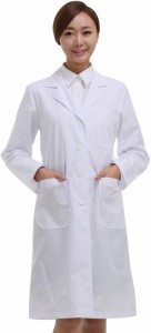 女医 先生 ドクター ナース コスチューム コスプレ 白衣( ホワイト,  XL)