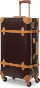 スーツケースかわいい クラシック キャリーケース かわいいランキング( ブラウン,  Sサイズ(20 機内持込))