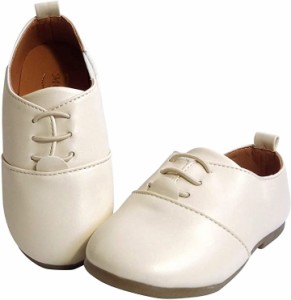キッズ フォーマル 靴 男の子 女の子 子供靴 シューズ キッズ靴 入園式( クリーム,  14.0 cm)