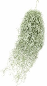 人工観葉植物 フェイクグリーン 造花 スパニッシュモス 吊り下げ インテリア 壁掛け 1個 約80cm