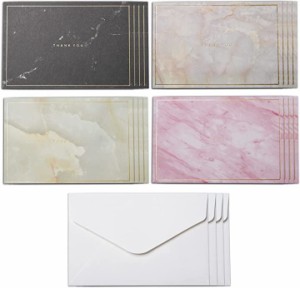メッセージカード レターセット グリーティングカード ミニサイズ 二つ折り 封筒付き( ミニサイズ 4色セット)