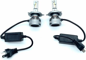 H4 LED ヘッドライト バルブ 12V 車検対応 車用 6000K/ホワイト 爆白 爆光 高輝度 長寿命 放熱性