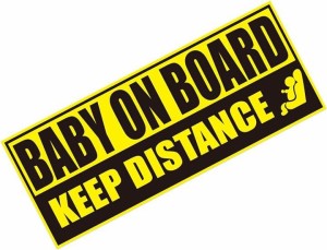 車 ステッカー 赤ちゃん baby on board sticker ベビーオンボード