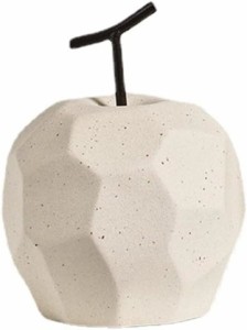 リンゴ 置物 オブジェ 北欧 モダン 風水 りんご セラミック インテリア 玄関 雑貨 白