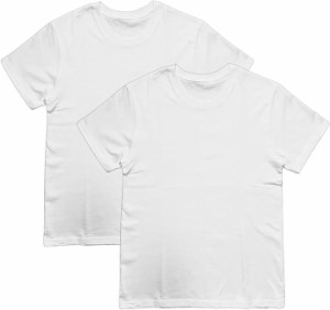 Tシャツ 日本検品 極厚生地 綿100％ 無地 半袖 メンズ 服( 白Tシャツ（2枚組）,  M)