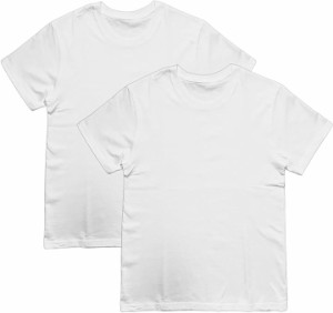 Tシャツ 日本検品 極厚生地 綿100％ 無地 半袖 メンズ 服( 白Tシャツ（2枚組）,  S)