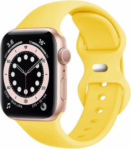 Apple Watch バンド アップルウォッチ ベルト( イエロー,  Sサイズ(38/40/41ｍｍ))