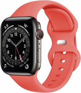 Apple Watch バンド アップルウォッチ( フラミンゴ,  Sサイズ(42/44/45/49ｍｍ))