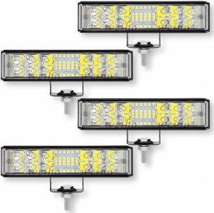 LED作業灯 ledバーライト 車 ワークライト 12V 24V 兼用 広角 36W( 4個セット 0842)