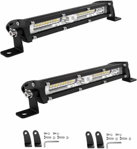 LED作業灯 ワークライト 12V / 24V 兼用 薄型 7インチ 60W 車のライト 集魚灯 看板灯 トラック