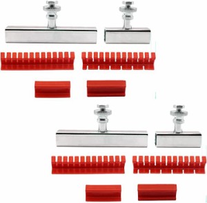 車 用 凹み へこみ 修理 セット パテ 板金 バンパー デントリペア ツール 補修 赤( 赤 2セット)