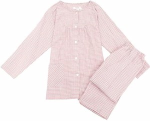 母の日 レディース 介護用 パジャマ ネルパジャマ フランネル 上下セット 部屋着 MDM( ピンク（婦人服）,  XL)