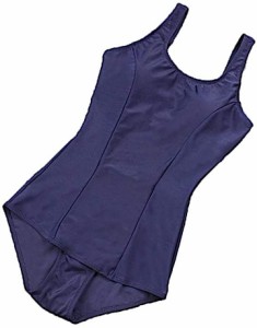 スクール水着 女子 ワンピース 旧タイプ 水抜き 前面スカート付き 大きいサイズ 紺( ネイビー,  XL)