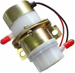 c my select 12V 燃料ポンプ 汎用 フューエルポンプ 電磁 小型 ガソリン MDM( ［白（12V）)］)