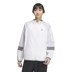 アディダス/【adidas】シーズナル スポーツウェア ルーズフィット カラーブロックフード付きクロスジャケット