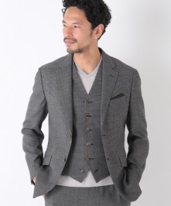 メンズビギ（MEN’S BIGI）/ドビーメッシュジャケット　original fabric made by japan