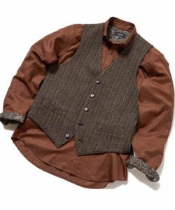 メンズビギ（MEN’S BIGI）/＜LANIFICIO ROMA＞ジャカードジャージベスト