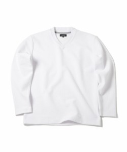 メンズビギ（MEN’S BIGI）/フクレジャカードデザインVネックTEE