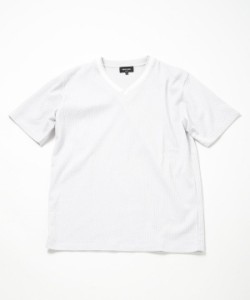 メンズビギ（MEN’S BIGI）/膨れジャカードVネックTシャツ