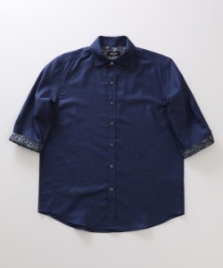 メンズビギ（MEN’S BIGI）/オクシィジュエルストレッチ7分シャツ