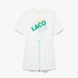 ラコステ（LACOSTE）/ラコステロゴプリントTシャツドレス