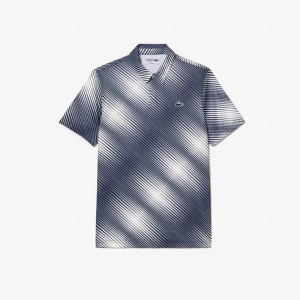 ラコステ（LACOSTE）/グラデーションプリントウルトラドライゴルフポロシャツ