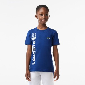 ラコステ（LACOSTE）/LACOSTE 『ダニエル・メドベージェフ』バックプリントTシャツ