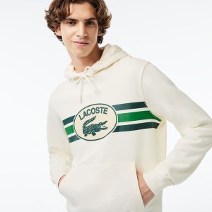 ラコステ（LACOSTE）/モノグラムレイヤードオーバルロゴスウェットフーディー