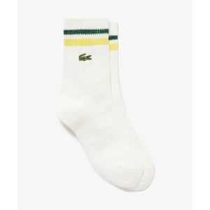 ラコステ（LACOSTE）/ケーブルニットウィメンズラインドソックス(22cm−24cm)