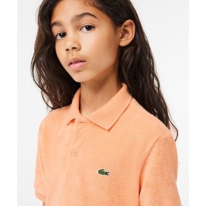 ラコステ（LACOSTE）/LACOSTE オーガニックコットン 肉厚パイル地半袖ポロシャツ