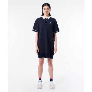 ラコステ（LACOSTE）/リラックスシルエットクレリックポロドレス