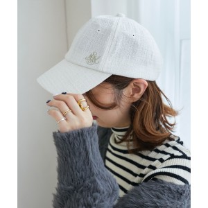 マジェスティックレゴン（MAJESTIC LEGON）/ツイードロゴ刺繍CAP