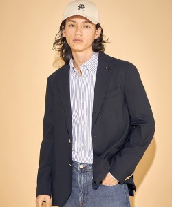 トミー ヒルフィガー（Tommy Hilfiger）/THヘリテ−ジ ネイビ−アンコン ブレザ−