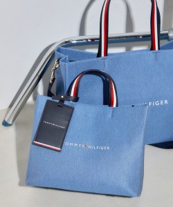 トミー ヒルフィガー（Tommy Hilfiger）/ミディアムデニムショッパートートバッグ